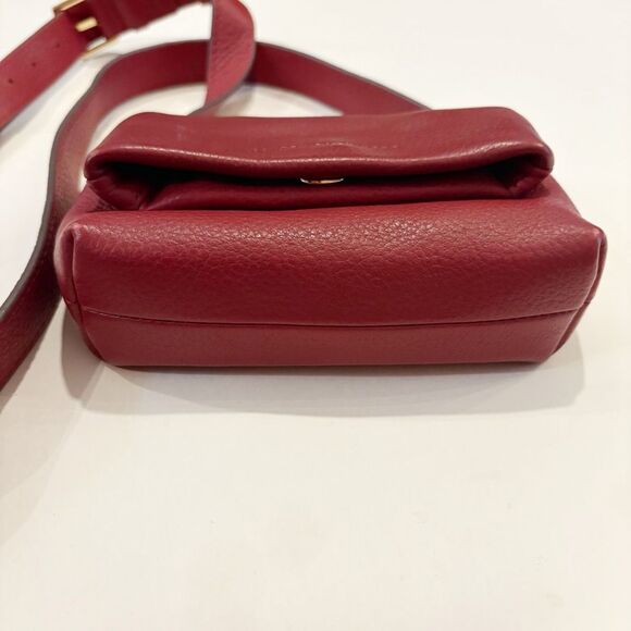 Aimee Kestenberg Leather Crossbody Handbag Burgundy - Picture 3 of 9